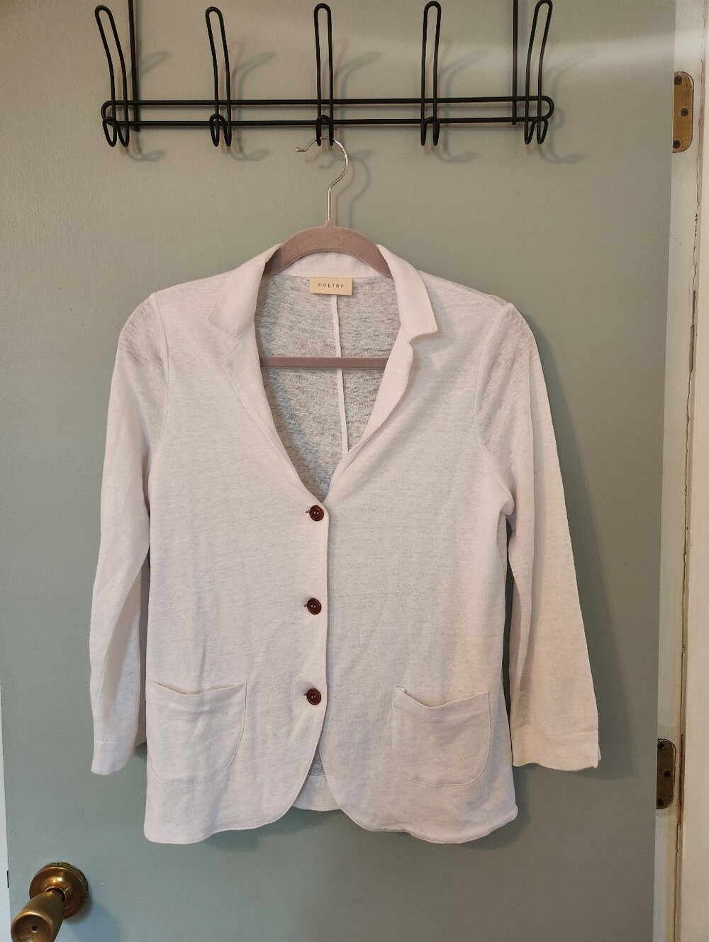 Size 2 Poetry Cardigan White